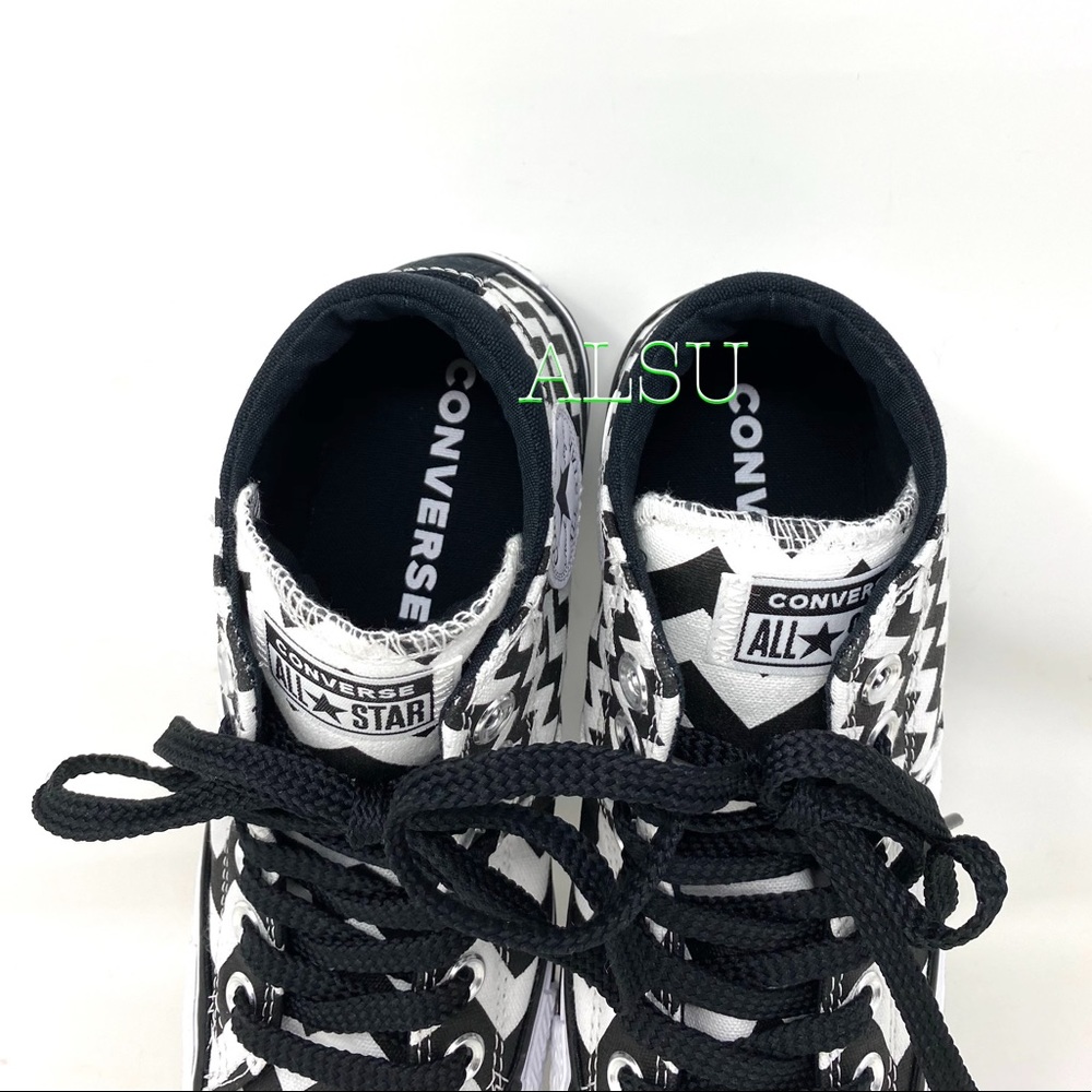Christmas Sale 🎄 Converse Ctas Madison Mid Canvas White Black Women's 565388F - Picture 7 of 9